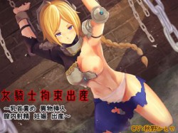 [190628][狐雨の四季] 【WAVE音源同梱】女騎士拘束出産 ～乳首責め、異物挿入、膣内射精、妊娠、出産～ [692M] [RJ256351]